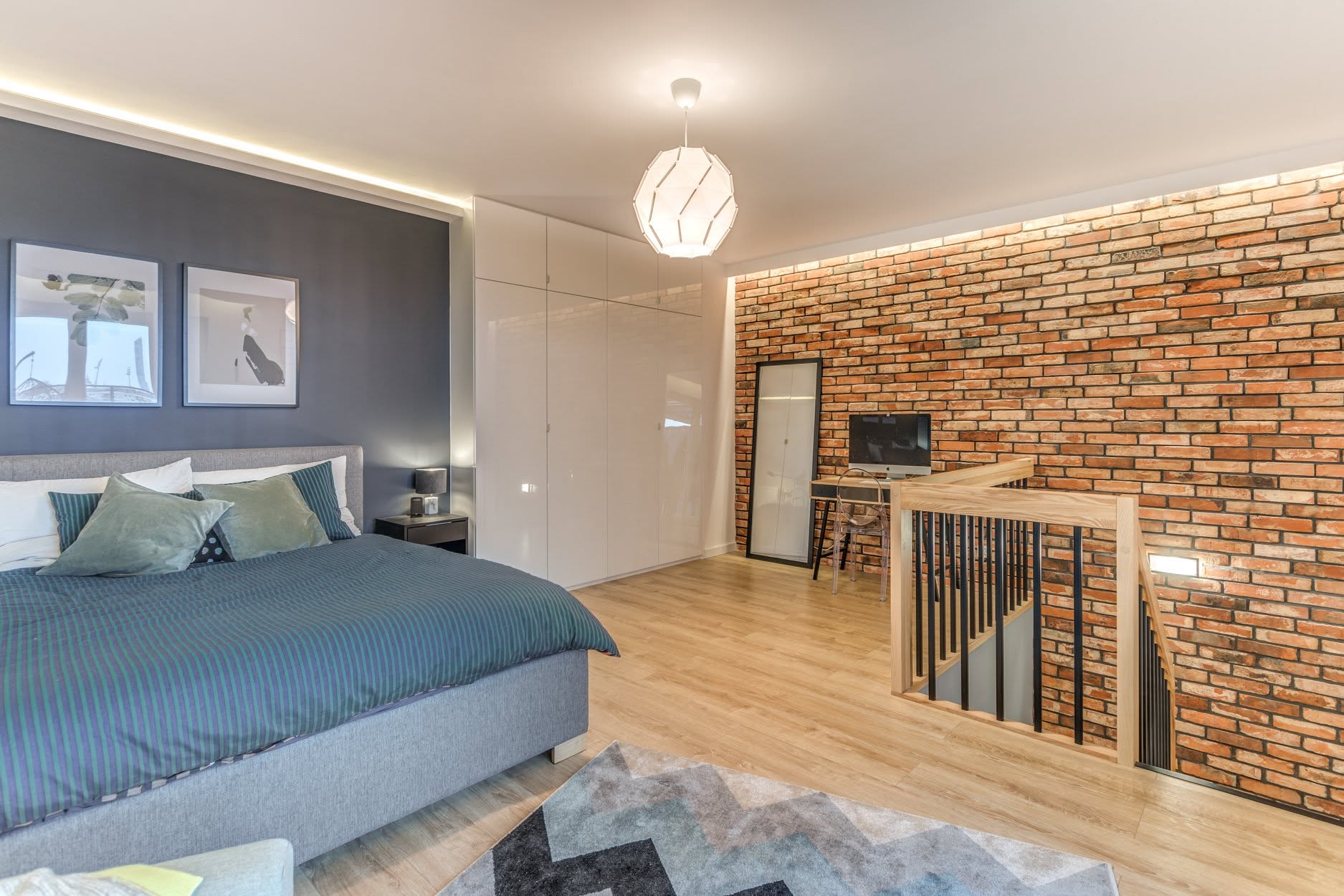 Apartament – kuchnia i wnętrza – realizacja firmy Perfekt, Wrocław
