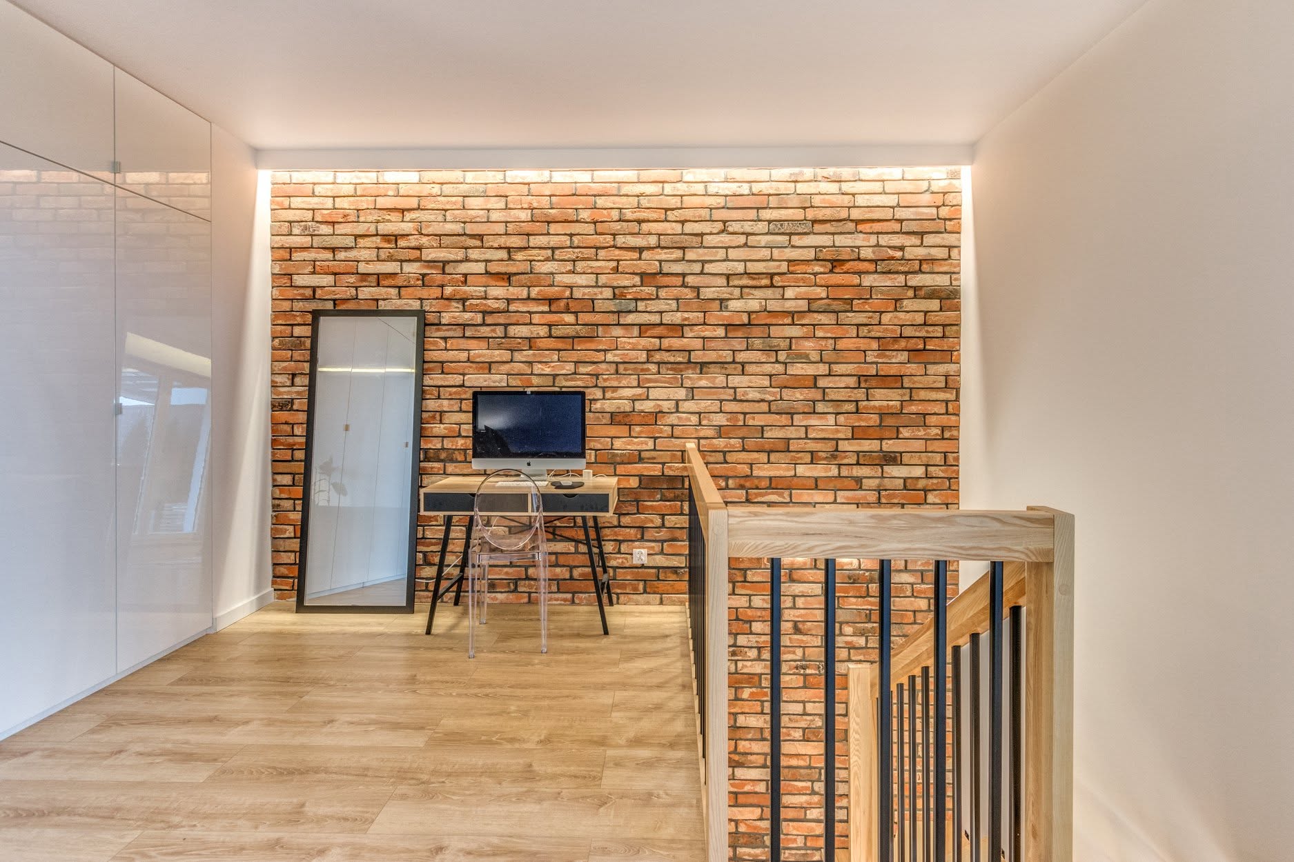 Apartament – kuchnia i wnętrza – realizacja firmy Perfekt, Wrocław