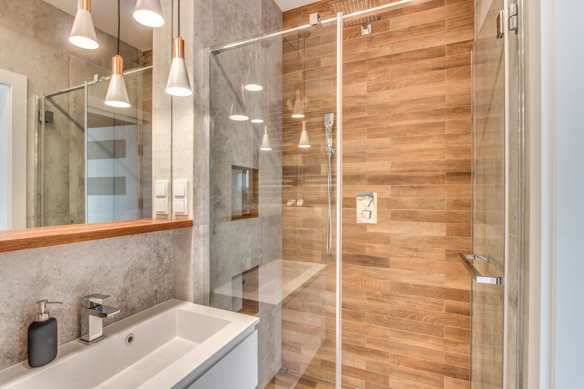 Apartament – kuchnia i wnętrza – realizacja firmy Perfekt, Wrocław